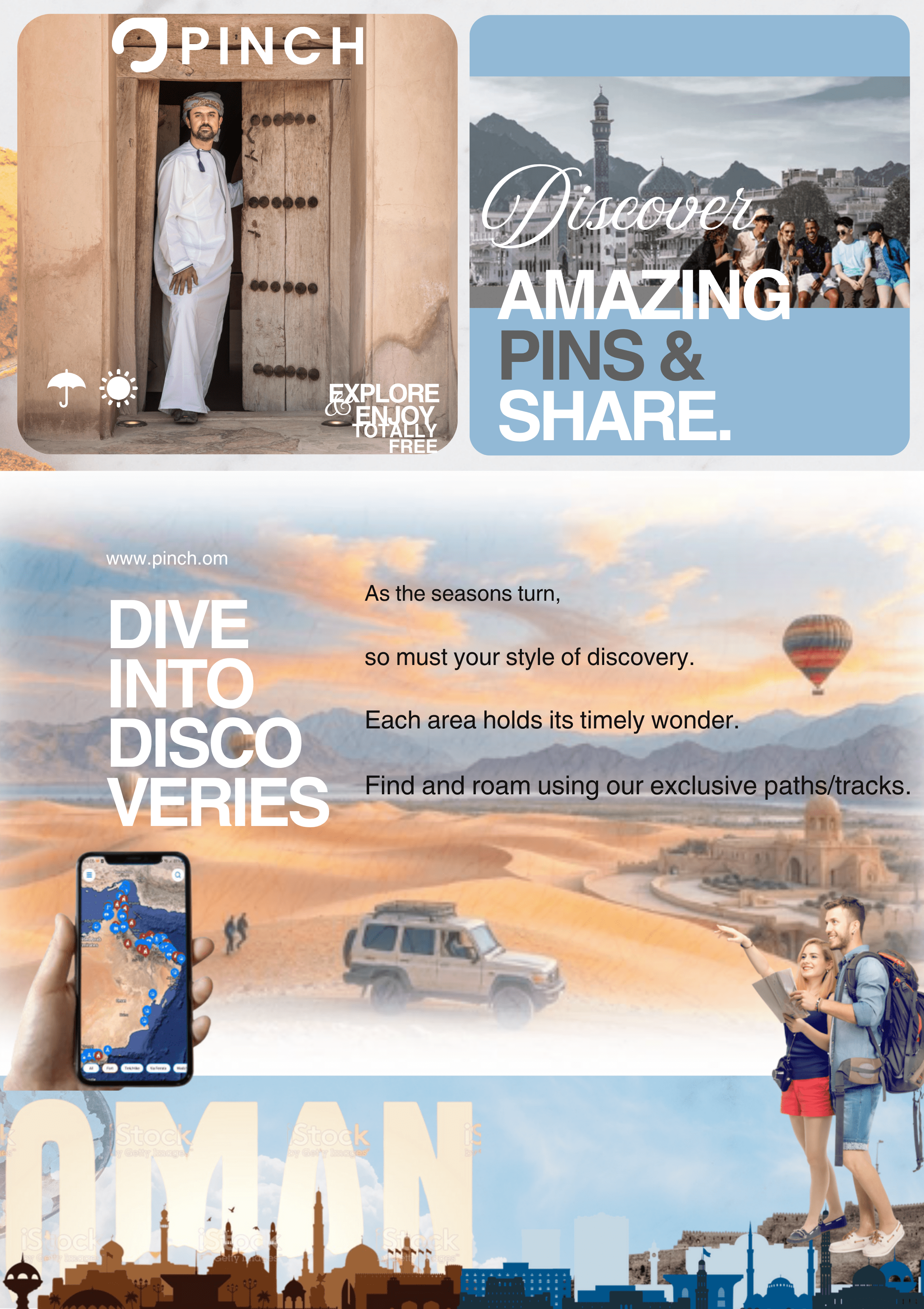 PINCH discovery features